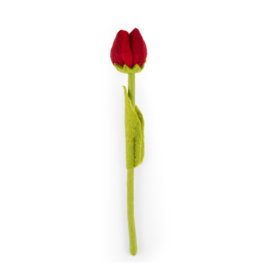 Bloem vilt tulp multicolor rood