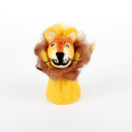 Eiwarmer/decoratie/Mini handpop leeuw