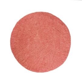 Onderzetter L effen blush