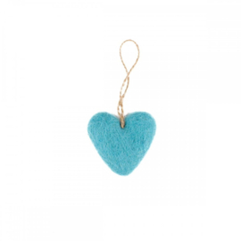 Hanger hart turquoise