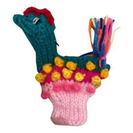 Vingerpopje gebreid kip traditioneel