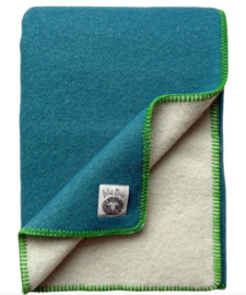 Plaid Jowollina Doubleface aqua-wolwit