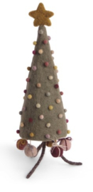 Kerstboom met ballen en cadeautjes