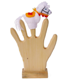 Vingerpopjes gebreid Sinterklaas met Amerigo