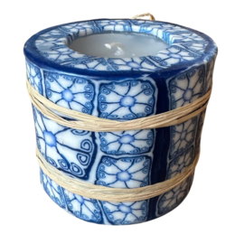 Kaars Swazi Candles Delfts blauw