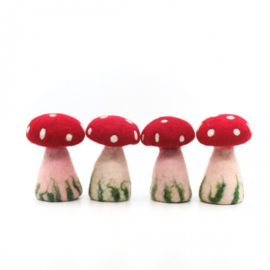 Eiwarmer/decoratie paddenstoel