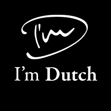 Muts I'm Dutch bordeaux