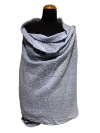 Omslagdoek viscose/wol babyblauw