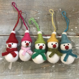 Hanger Sjaal met Verhaal sneeuwpopje
