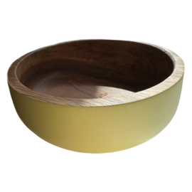 Houten bakje lichtmint