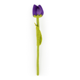 Bloem vilt tulp multicolor rood