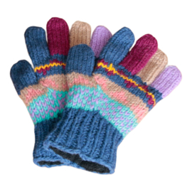 Beanie Nepal blauw