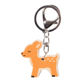 Houten sleutelhanger bosdieren - eekhoorn