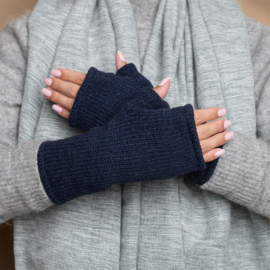 Handwarmers Sjaal met Verhaal Cosy donkerblauw
