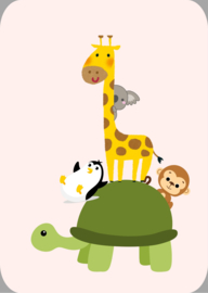 Kaart KvdE Kinderkaart met schildpad