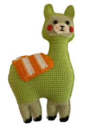 Alpaca gehaakt lindegroen