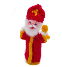 Vingerpopjes gebreid Sinterklaas met Amerigo