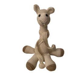 Giraffe gehaakt met sjaal mint