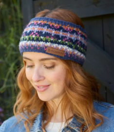 Muts Pachamama met pompom Ioana denim