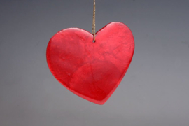 Kersthanger Kinta hart rood