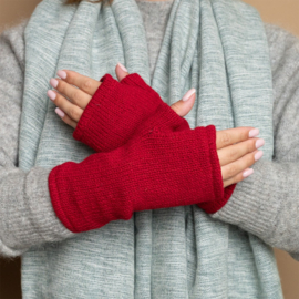 Handwarmers Sjaal met Verhaal Cosy rood