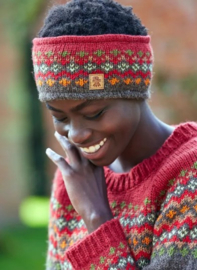 Hoofdband Pachamama Burgundy