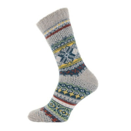 Sokken maat 40-45 Woolmix grijs