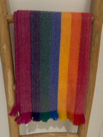 Sjaal L gestreept multicolor