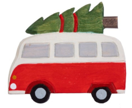 Kersthanger Sass & Belle camper met kerstboom