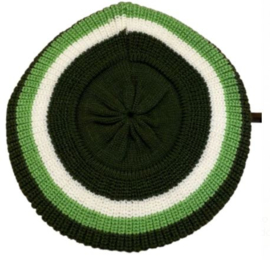 Kinderbaret donkergroen