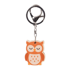 Houten sleutelhanger bosdieren - eekhoorn