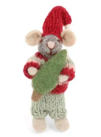 Kersthanger G&S muis met kerstboom