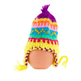 Eiwarmer gebreid Andesmutsje