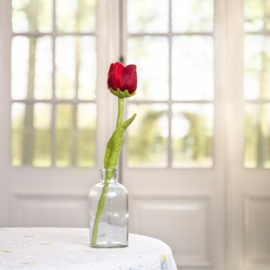 Bloem vilt tulp multicolor rood
