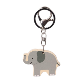 Houten sleutelhanger wilde dieren - giraffe