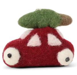 Kersthanger G&S auto met kerstboom