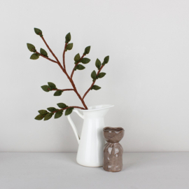 Bloem vilt tak blaadjes groen M