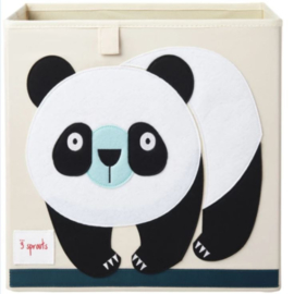 3 Sprouts opbergbox (past in IKEA Kallax kast) panda