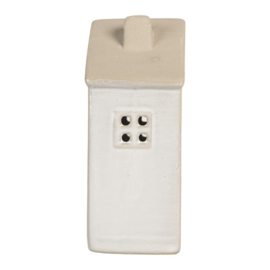 Huisje met LED Clayre & Eef  grijs/beige