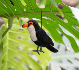 Hanger Sjaal met Verhaal vogel toekan