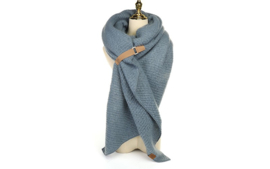 Omslagdoek met doorsteeklus jeans