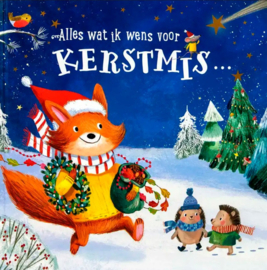 Boekje Alles wat ik wens voor Kerstmis met vingerpopje kerstboom