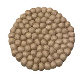 Onderzetter rond beige