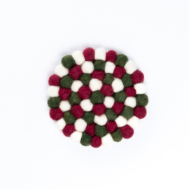 Onderzetter S set van 4 Holly Berry