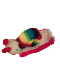 Vingerpopje gebreid slak