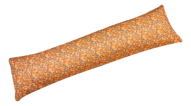 Zijslaapkussenhoes "Vrolijk oranje" 110x25cm