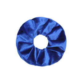 Scrunchie Velvet Blauw