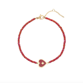 ARMBAND CHARM WITH ME - / ROOD GOUD