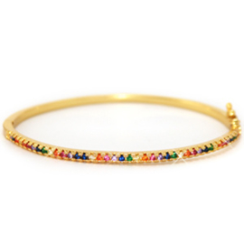 Bangle regenboog goud