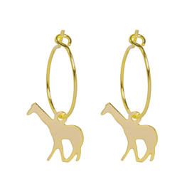 Oorbellen Giraffe Goud